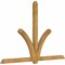 Ekena Millwork Redmond Rough Sawn Timber Gable Bracket, Western Red Cedar, 96"W x 64"H x 4"D x 4"F, 16/12 Pitch GBW096X64X0404RED00RWR - alternate 4